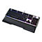 QPAD MK-95 - Tastatur - mit Lautstärkerad - Hintergrundbeleuchtung - USB - Deutsch