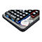 QPAD MK-95 - Tastatur - mit Lautstärkerad - Hintergrundbeleuchtung - USB - Deutsch