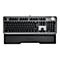 QPAD MK-95 - Tastatur - mit Lautstärkerad - Hintergrundbeleuchtung - USB - Deutsch