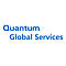 Das Logo von Quantum Global Services, in blauem Text auf weiÃŸem Hintergrund.