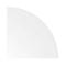 Quart de cercle 90° TOPAS LINE, blanc/graphite