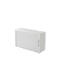 Querrollladenschrank TARVIS, 2 Ordnerhöhen, B 1200 x T 400 x H 825 mm, abschließ- & stapelbar, lichtgrau/lichtgrau