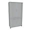 Querrollladenschrank, zweiteilig, B 1000 mm, 5 OH, lichtgrau