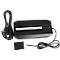 Black HF charger, 6A, with cable and plug.