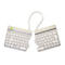 R-Go Ergonomische Tastatur Split break - Tastatur - mit integrierter Pauseanzeige - kabellos - Bluetooth 5.0 - QWERTZ
