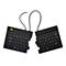 R-Go Split Ergonomische Tastatur, AZERTY (BE), schwarz, drahtgebundenen - Tastatur - AZERTY - Belgien - Schwarz