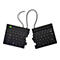 R-Go Split Ergonomische Tastatur, QWERTY (UK), schwarz, drahtgebundenen - Tastatur - QWERTY - GB - Schwarz