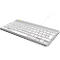 R-Go Tools Tastatur Compact Break, ergonomisch, USB-C, QWERTZ Deutsch, weiß