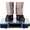 Raaco Sortimentskoffer Boxxser 55 4x4-9, mit 9 Einsätzen, B 241 x T 225 x H 55 mm, aus Polycarbonat/Polypropylen, transparent/blau