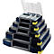 RAACO Sortimentskoffer Boxxser, B 421 x T 361 x H 55 mm, 25 Fächer, Profilraster, Polypropylen