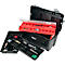 Raaco Werkzeugkoffer Toolbox 35-50, mit Träger und Kleinteile-Sortimentsbox, B 580 x T 290 x H 285 mm, aus Polypropylen, schwarz