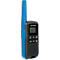 Radio DECROSS DC63, Twin EU, jusqu'à 8 km, lampe de poche intégrée, 16 canaux, bleu