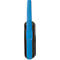 Radio DECROSS DC63, Twin EU, jusqu'à 8 km, lampe de poche intégrée, 16 canaux, bleu