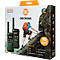 Radio DECROSS DC93, Twin EU, 16 kanalen, tot 10 km, geïntegreerde zaklamp, IP67, donkergroen