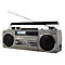 Radiokassettenrekorder Soundmaster SRR70TI, DAB+, USB/SD/BT, Bluetooth, 30 Festsenderspeicher, Retrolook, B 317 x T 94 x 118 H mm