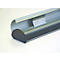 Rail de serrage Pinces à cliquet pour affiches, aluminium, longueur 420 mm