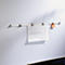 Rail mural porte-plans, gris clair