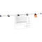 Rail mural porte-plans, gris clair