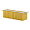 Rails de suspension de dossiers, pour rayonnage modulaire 500 T PROGRESS, l. 960 x P 400 mm