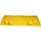 Ralentisseur, pièce centrale, &lt;30 km/h, avec 4 réflecteurs en verre, L 430 x l 500 x H 30 mm, PVC &amp; PE, jaune