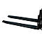 Rallonge de fourche, L 1600 x l. 120 x 50 mm, noir