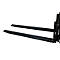 Rallonge de fourche, L 1600 x l. 80 x 40 mm, noir