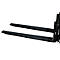 Rallonge de fourche, L 1800 x l. 100 x 40 mm, noir