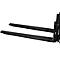 Rallonge de fourche, L 2000 x l. 100 x 40 mm, noir