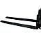 Rallonge de fourche, L 2000 x l. 80 x 40 mm, noir