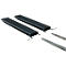Rallonge de fourche pour machines de manutention, version ouverte, L 1600 x l. 150 x 50 mm, noir