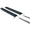 Rallonge de fourche pour machines de manutention, version ouverte, L 1800 x l. 120 x 40 mm, noir