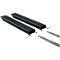 Rallonge de fourche pour machines de manutention, version ouverte, L 1800 x l. 150 x 70 mm, noir