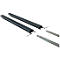 Rallonge de fourche pour machines de manutention, version ouverte, L 1800 x l. 80 x 40 mm, noir