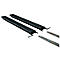 Rallonge de fourche pour machines de manutention, version ouverte, L 2000 x l. 120 x 40 mm, noir