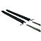 Rallonge de fourche pour machines de manutention, version ouverte, L 2000 x l. 80 x 40 mm, noir