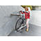 Rampe à vélos pour escaliers, L 1190-3450 x l 125 mm, jusqu'à 30 kg, élément de base en 3 parties, pattes de fixation, tôle galvanisée