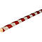 Randbeschermprofiel type G, m1, wit/rood