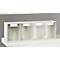 Rangement pour petits objets MultiStore, taille 4, L 600 x P 137 x H 207 mm, volume 8,4 l, empilable, polystyrène, blanc/transp.