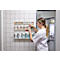 Rangement pour petits objets MultiStore, taille 6, L 600 x P 75 x H 113 mm, volume 2,2 l, empilable, polystyrène, blanc/transp.