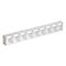 Rangement pour petits objets MultiStore, taille 9, L 600 x P 51 x H 77 mm, volume 0,9 l, empilable, polystyrène, blanc/transp.