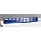 Rangement pour petits objets MultiStore, taille 9, L 600 x P 51 x H 77 mm, volume 0,9 l, empilable, polystyrène, bleu/transp.