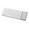 Rapoo E2710 - Tastatur - mit Touchpad - kabellos - 2.4 GHz - weiß