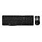 Rapoo Wireless Optical Combo X1800 - Tastatur-und-Maus-Set - kabellos - 2.4 GHz - Schwarz