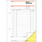 Rapports/comptes rendus SD027 sigel®, format A5 portrait, 2 x 40 feuilles, papier autocopiant