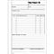 Rapports de régie sans papier carbone Favorit, 50 x 3 feuilles