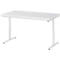 Rau Adlatus werktafel, elektrisch in hoogte verstelbaar, 22 mm spaanplaat met melamine bekleding, tot 150 kg, B 1500 x D 800 x H 720-1120 mm, lichtgrijs
