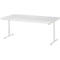 Rau Adlatus werktafel, elektrisch in hoogte verstelbaar, 22 mm spaanplaat met melamine bekleding, tot 150 kg, B 2000 x D 1000 x H 720-1120 mm, lichtgrijs