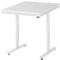 Rau Adlatus werktafel, elektrisch in hoogte verstelbaar, 22 mm spaanplaat met melamine bekleding, tot 150 kg, B 750 x D 1000 x H 720-1120 mm, lichtgrijs