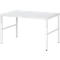 Rau ESD-onderbouwtafel E-serie, handmatig in hoogte verstelbaar, 28 mm spaanplaat met melamine coating, tot 450 kg, B 1200 x D 900 x H 650-1000 mm, lichtgrijs