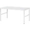 Rau ESD-onderbouwtafel E-serie, handmatig in hoogte verstelbaar, 28 mm spaanplaat met melamine coating, tot 450 kg, B 1800 x D 900 x H 650-1000 mm, lichtgrijs